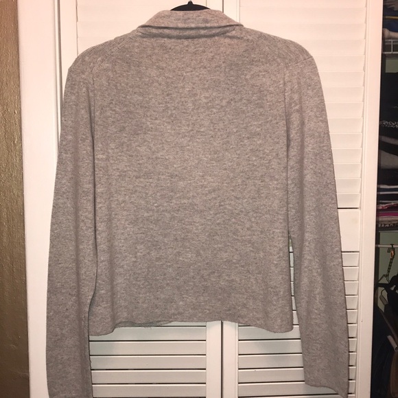 J Crew heather gray sweater blazer - Picture 4 of 5